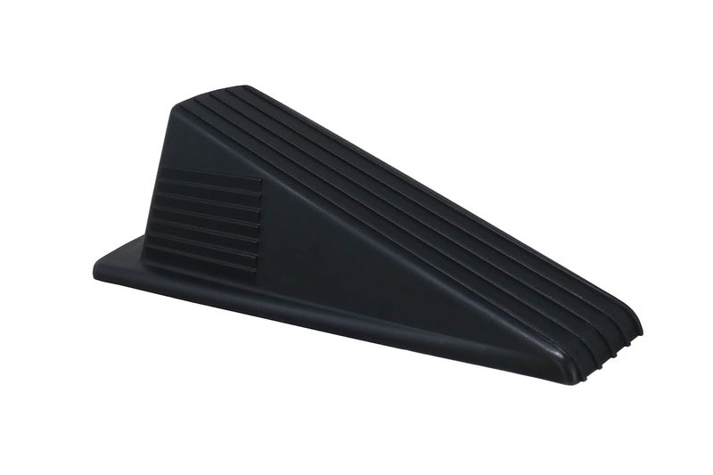 Shepherd Hardware 3762E Heavy Duty Jumbo Hard Plastic Door Wedge, 1-Pack, Black - Image 1
